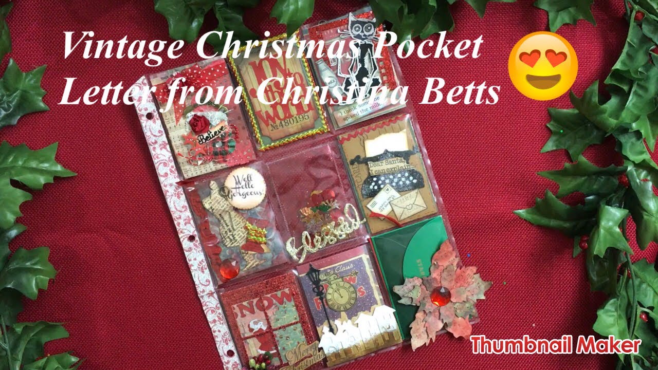 Christmas Pocket Letter From Christina Betts