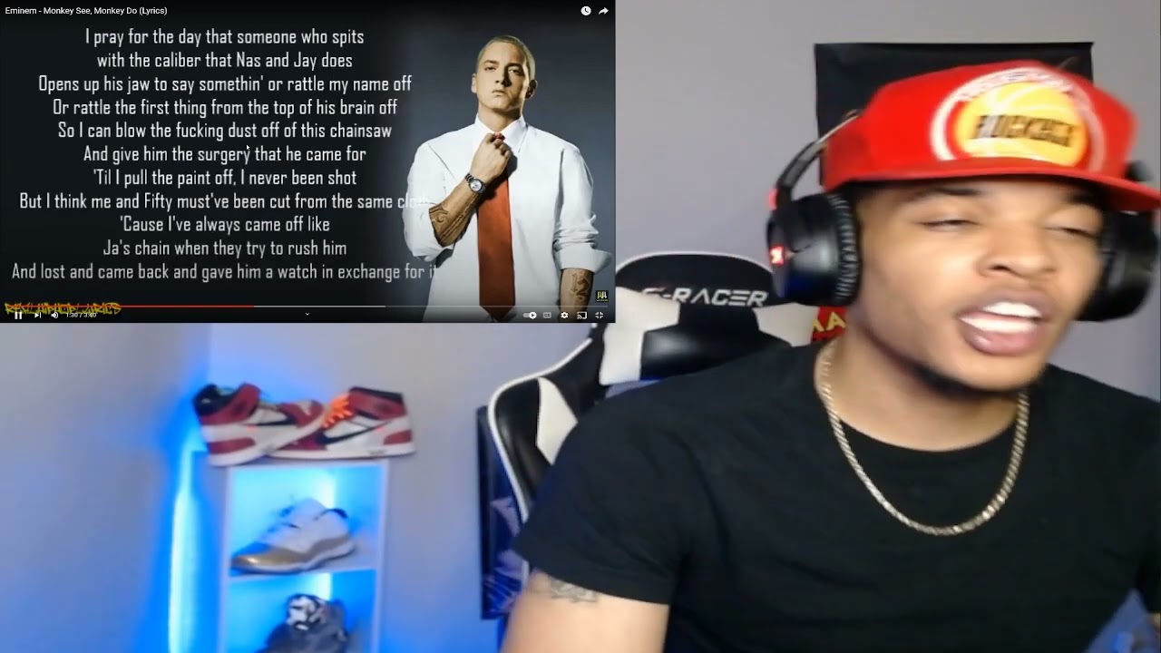 FIRST TIME HEARING EMINEM - MONKEY SEE MONKEY DO (REACTION)