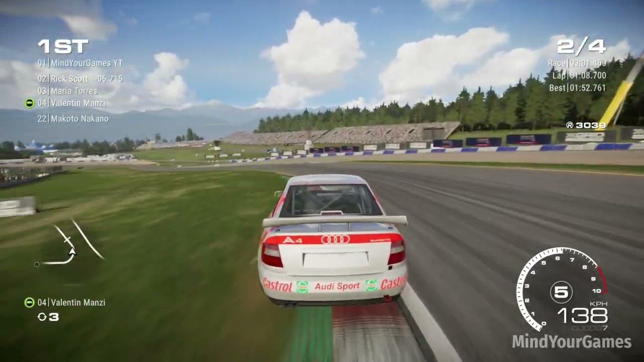 GRID Legends Audi A4 Quattro - Gameplay PC (1440p60FPS)