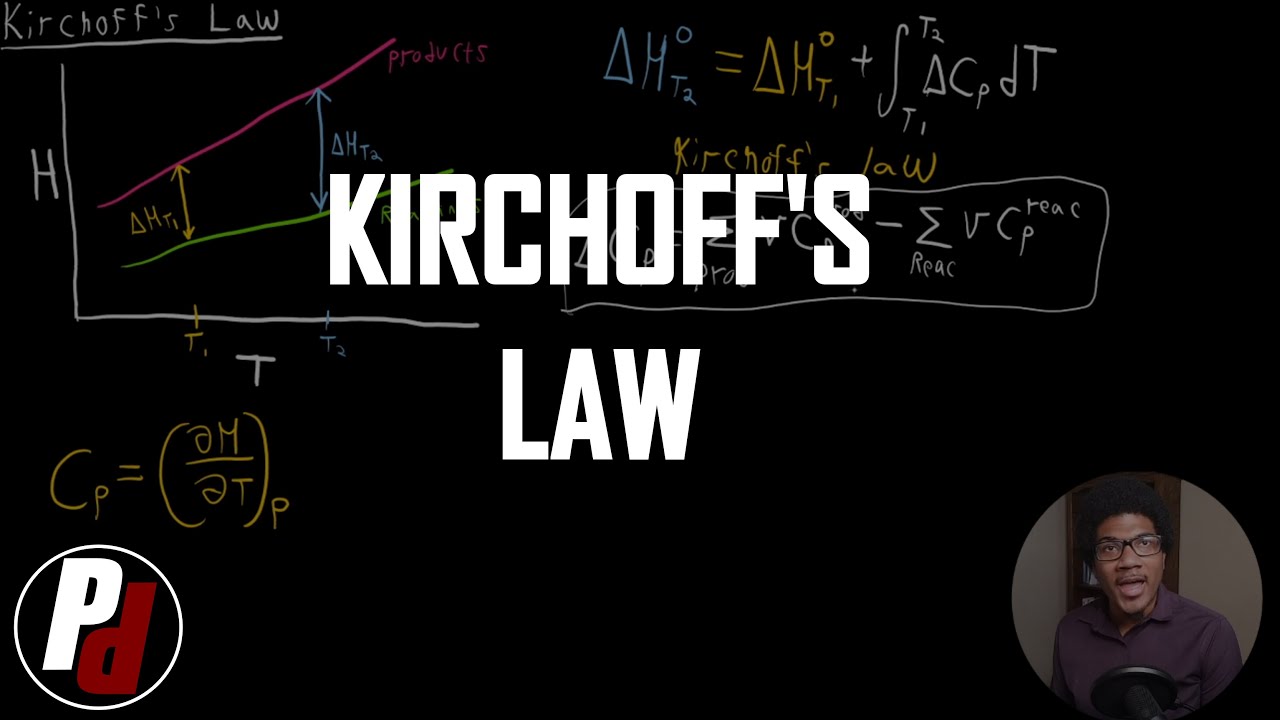 Kirchoff's Law | Physical Chemistry I | 033