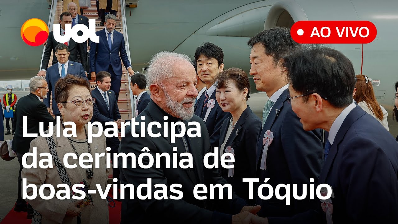 Lula no Japão: Presidente participa da cerimônia de boas-vindas no Palácio Imperial de Tóquio