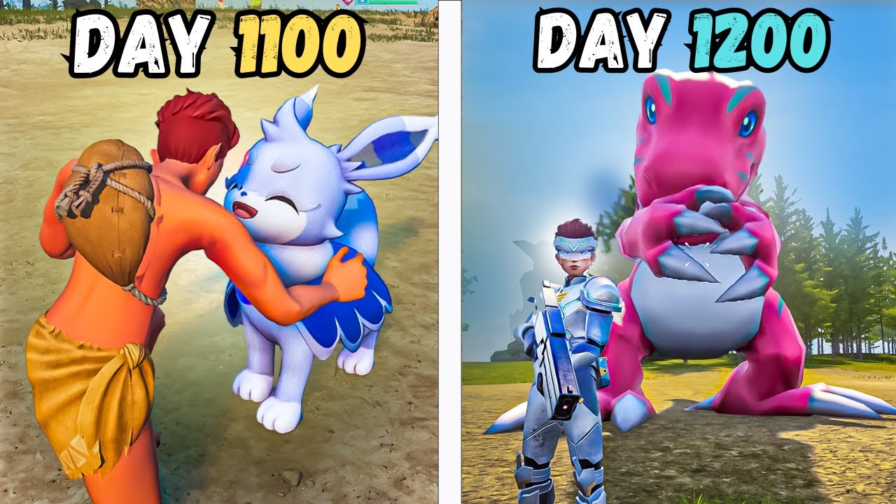 I Survived 1200 DAYS In PALWORLD In HINDI Part-13