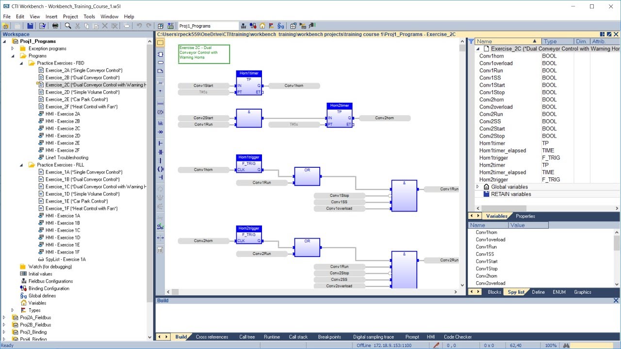 CTI Workbench, Course 1, Part 1 (Introduction to Workbench and IEC-61131)