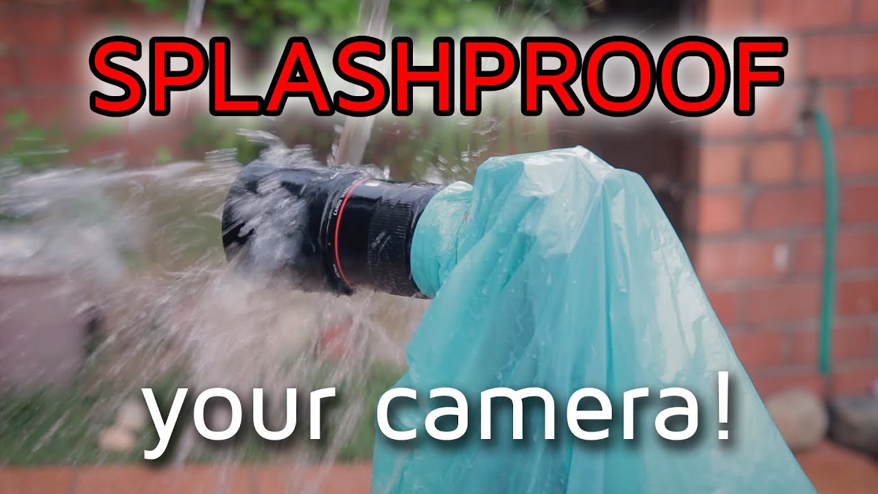 DIY Rain cover - Splashproof your camera!