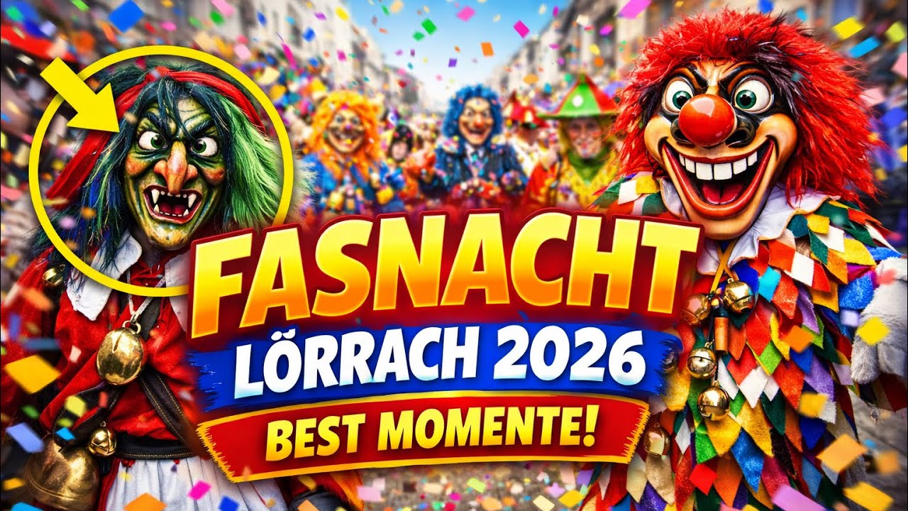 Großer Fasnachtsumzug Lörrach 2026 | Highlights aus der Straße