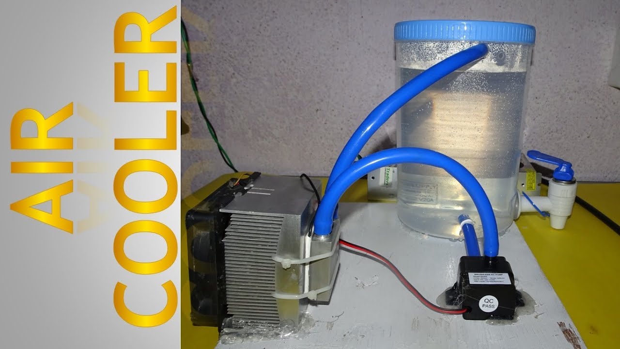 How To Make Air Cooler using Peltier