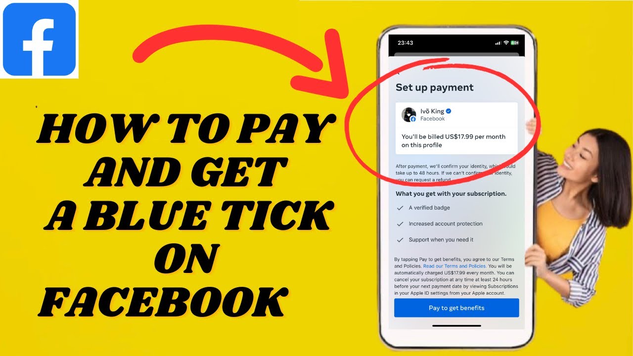 How To Pay for Facebook Blue Tick | pay for blue check mark On Facebook