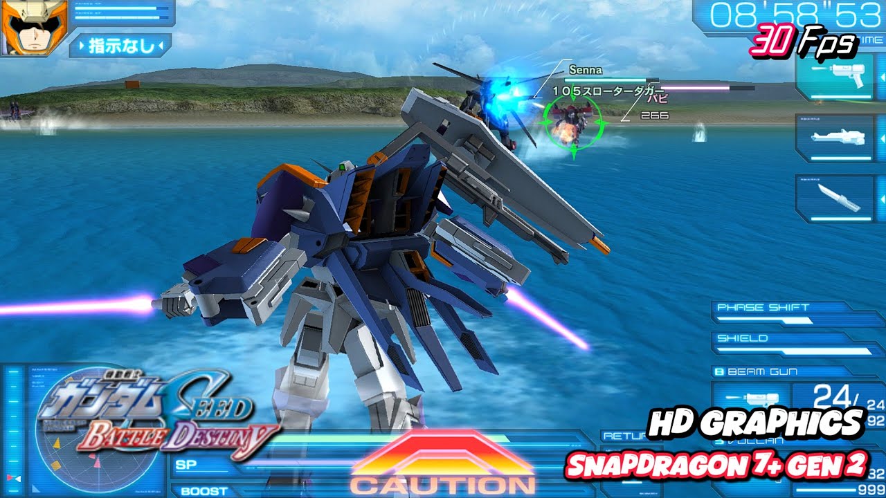 Gundam Seed Battle Destiny ( Vita ) | Vita3k Android | Snapdragon 7+ Gen 2 