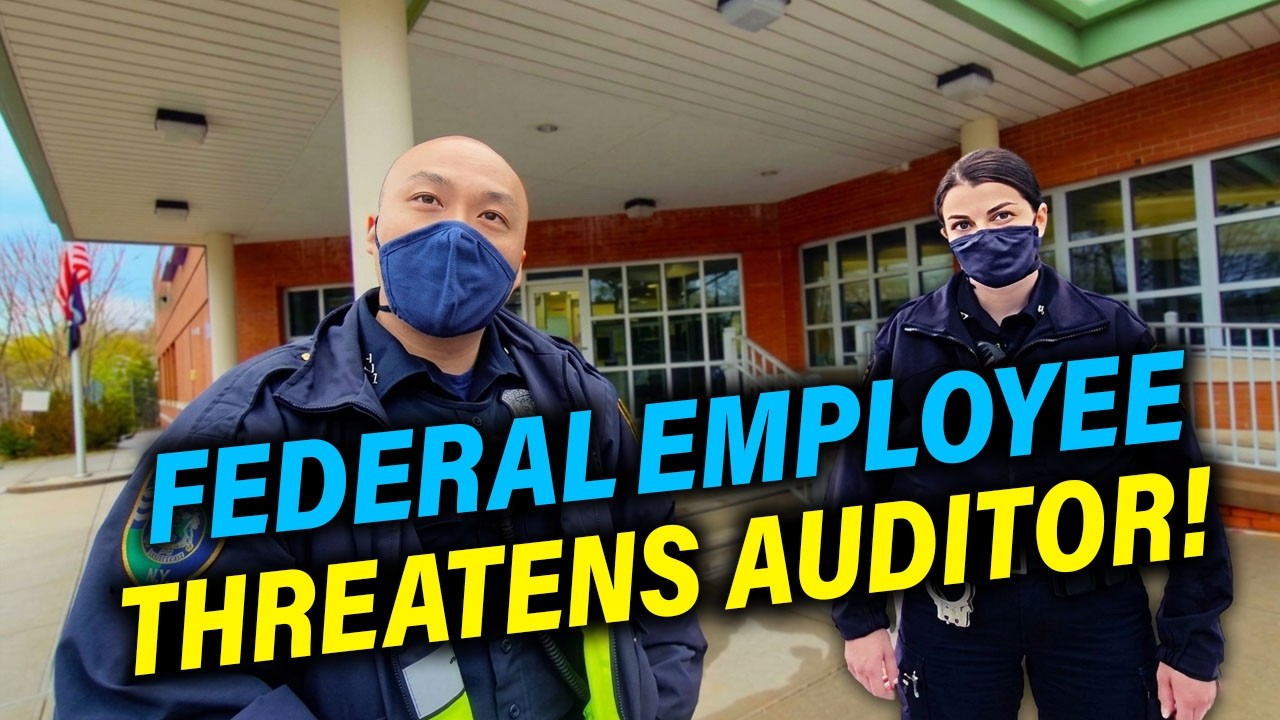 Auditor EXPOSES Postal Worker After SHOCKING Threat Caught On Camera