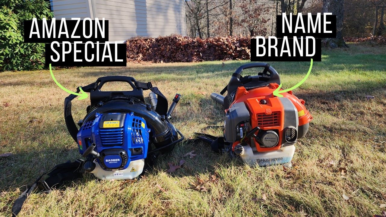 Backpack Blower Battle: Wild Badger 53CC vs Husqvarna 150BT