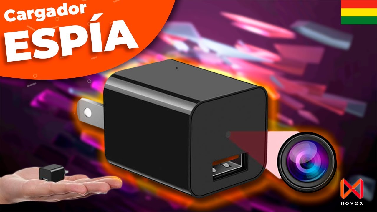 CAMARA ESPIA CARGADOR TUTORIAL UNBOXING NOVEX
