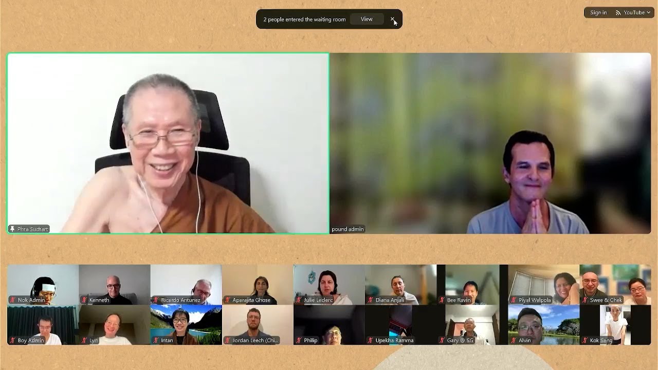 Dhamma chat via Zoom, January 27, 2026.