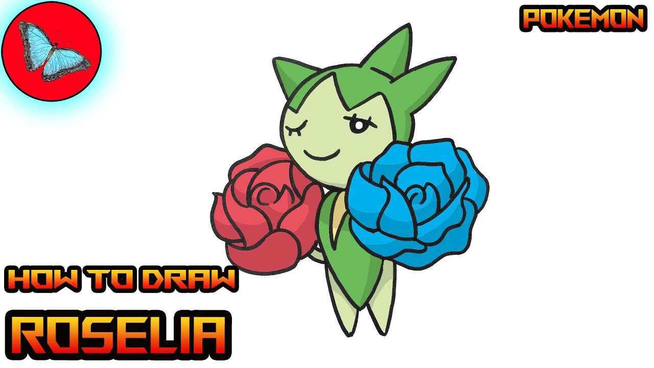 How To Draw Pokemon - Roselia