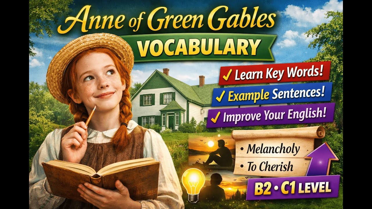 Learn B2–C1 English Vocabulary Through Anne of Green Gables | Words & Examples