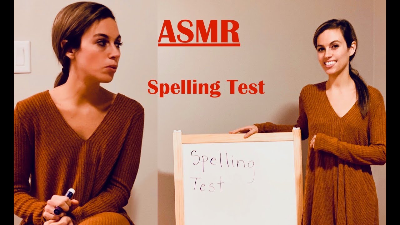 [ASMR] Spelling Test - Teacher Roleplay