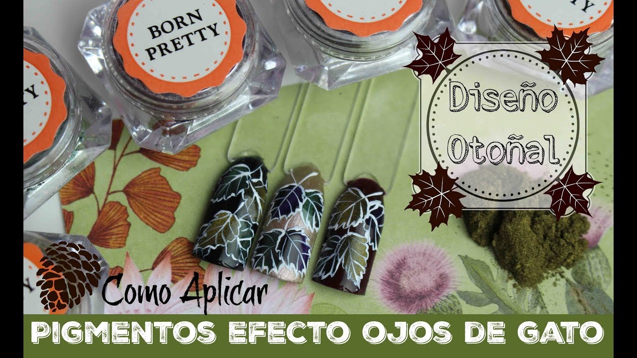 Diseño de uñas Otoñal y como comprar en Bornpretty