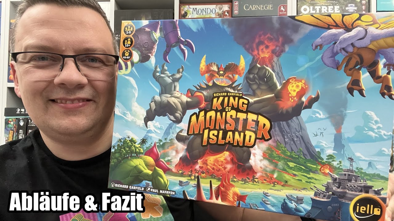 King of Monster Island (iello) - Nicht besser als King of Tokyo! Aber anders und komplexer
