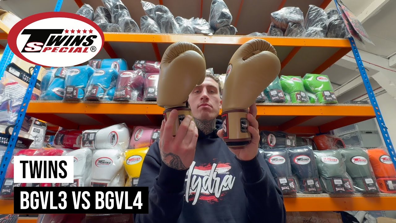 Twins BGVL4 vs BGVL3 Muay Thai Boxing Gloves