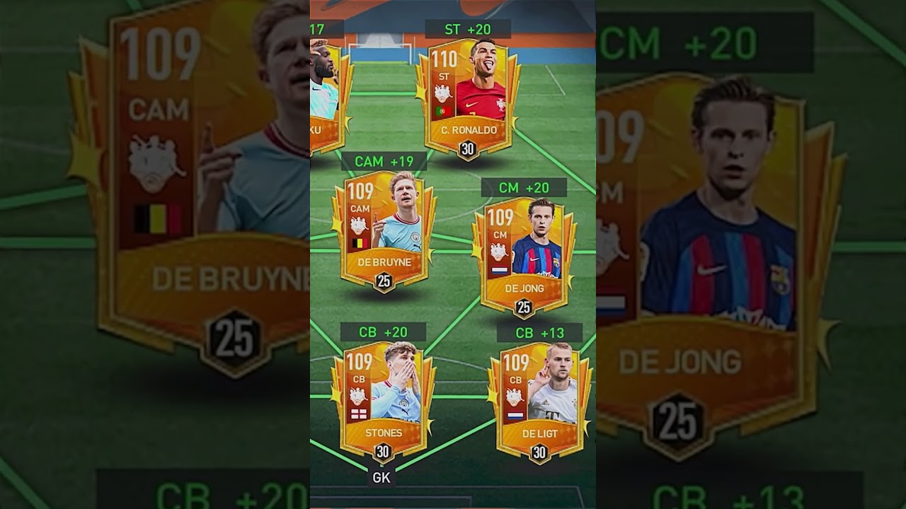 TOTW Squad Max Rated. Ronaldo 👑 #fifamobile
