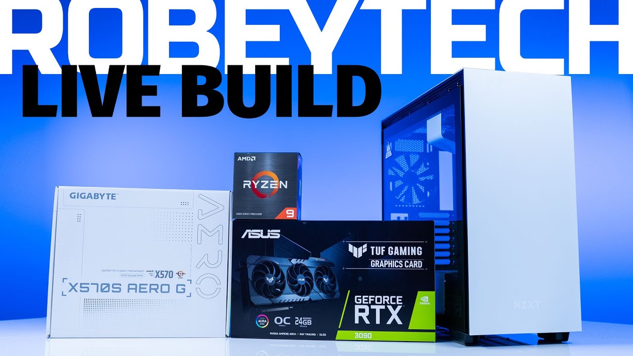 How to Build a PC Live &ndash; Giveaways + $4200 Build in the NZXT H710i (5950x / ASUS 3090)
