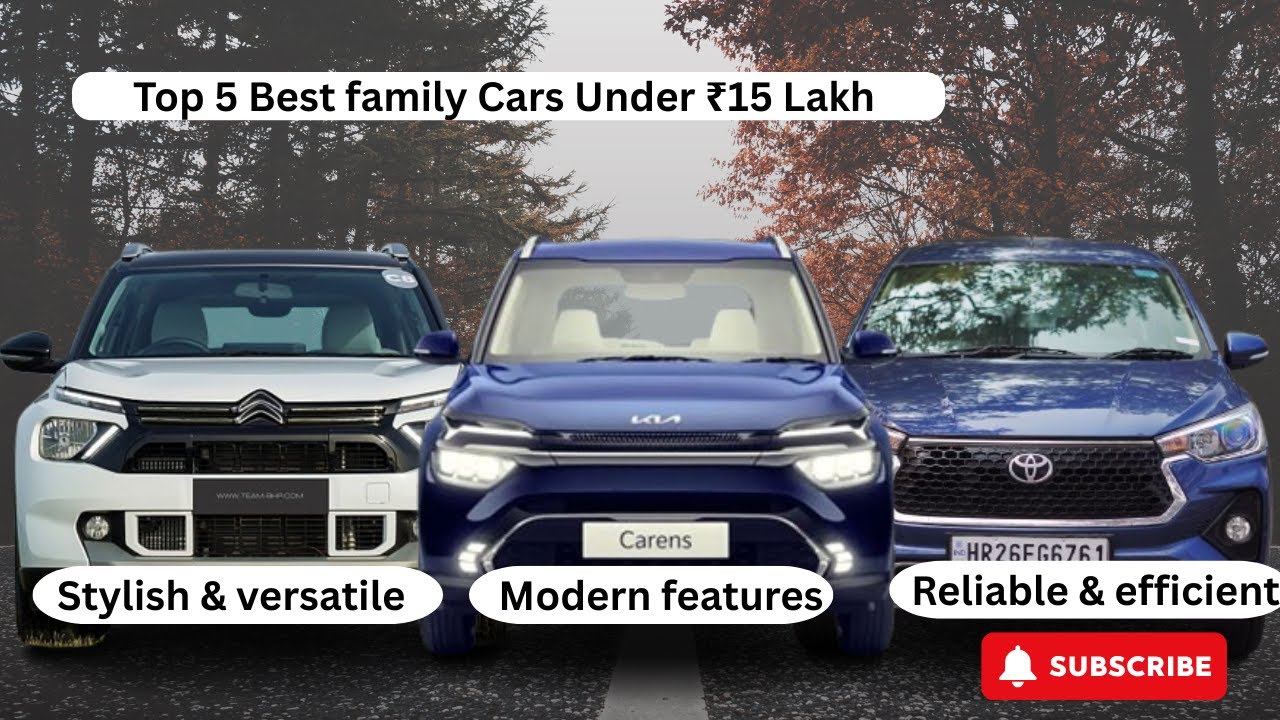 Top 5 Best 7-Seater Cars Under ₹15 Lakh in India | Detailed Review and Features