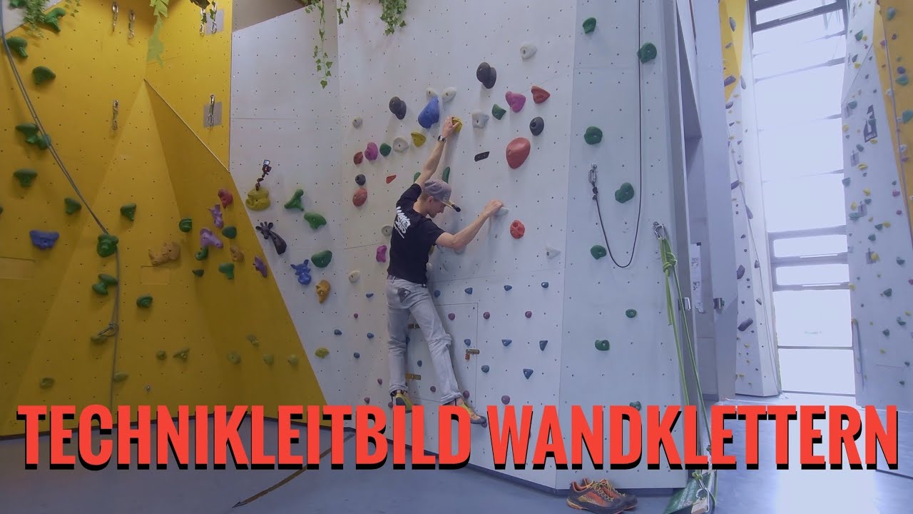 Technikleitbild Wandklettern (früher als Standardbewegung bekannt)