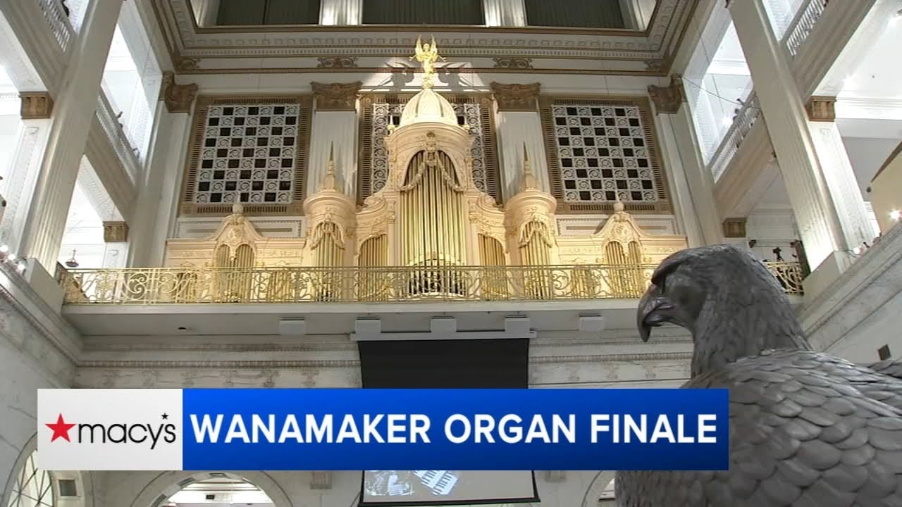 Crowds gather to hear final Wanamaker Organ recitals inside Macy's in Center City
