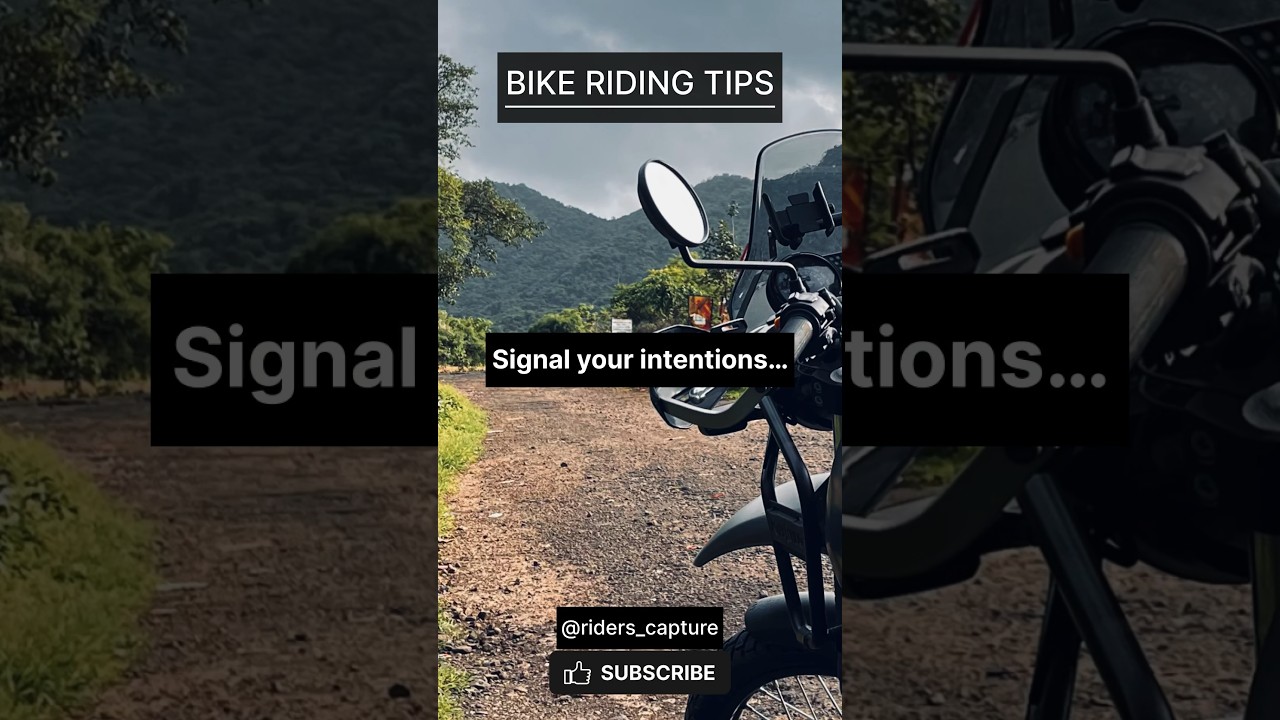 Signal your Intentions | Tip - 18  #bike #tips #biketips #safety #bikeridingtips #road #roadsafety