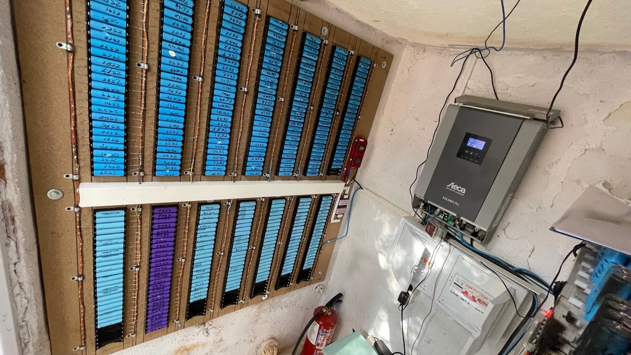 Powerwall casera vertical + funcionamiento