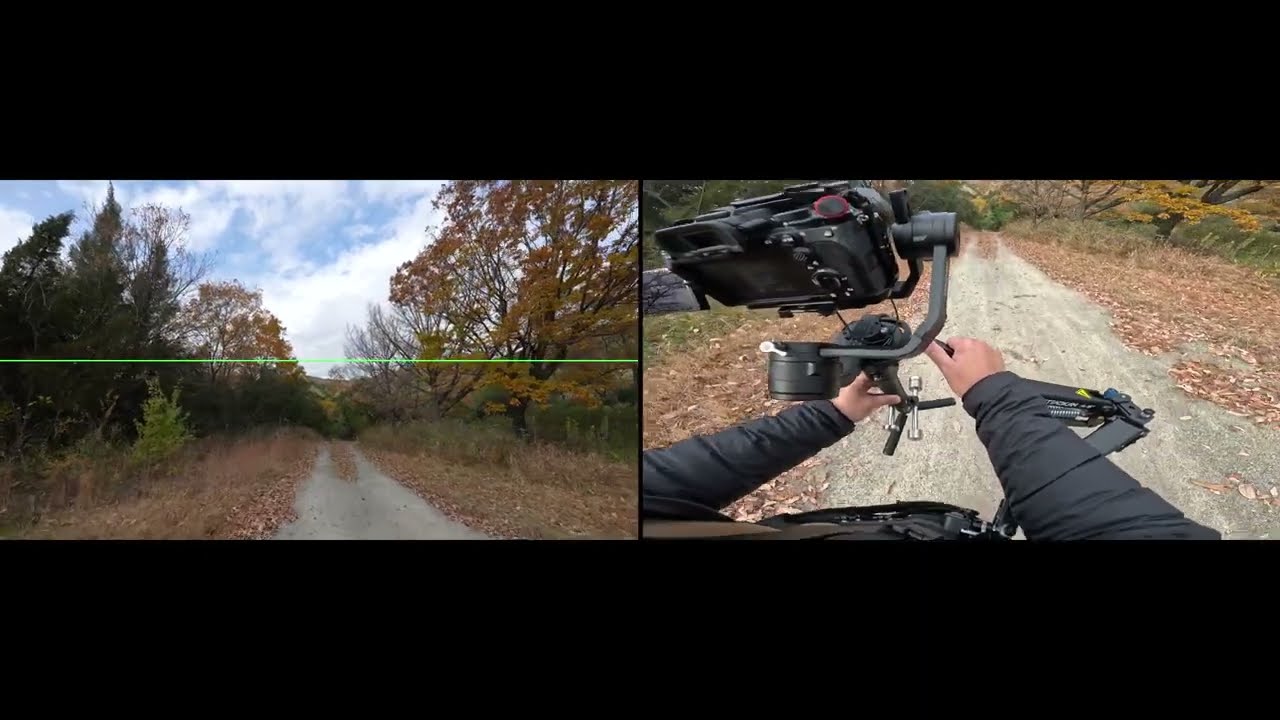 TIFFEN STEADICAM STEADIMATE-S 　Z軸防振効果