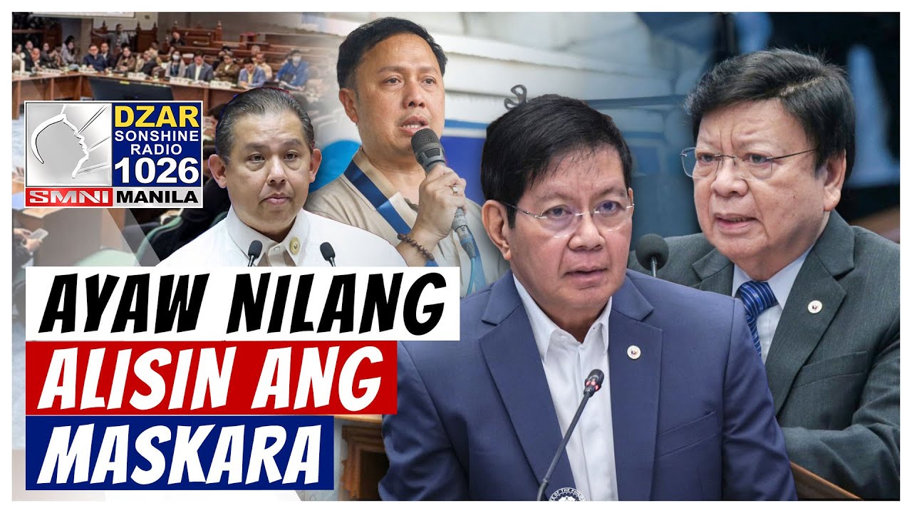 Halatang-halata kung sinong gustong maglihis —ayaw nilang alisin ang maskara — Sen. Marcoleta