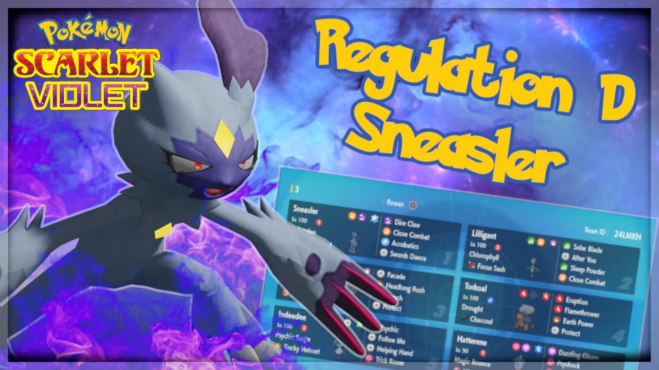 Sneasler SWEEPS through Pokémon VGC Regulation D! RENTAL & PASTE INCLUDED