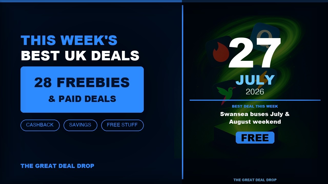 Best UK Deals | 27 July 2026 | Freebies & More