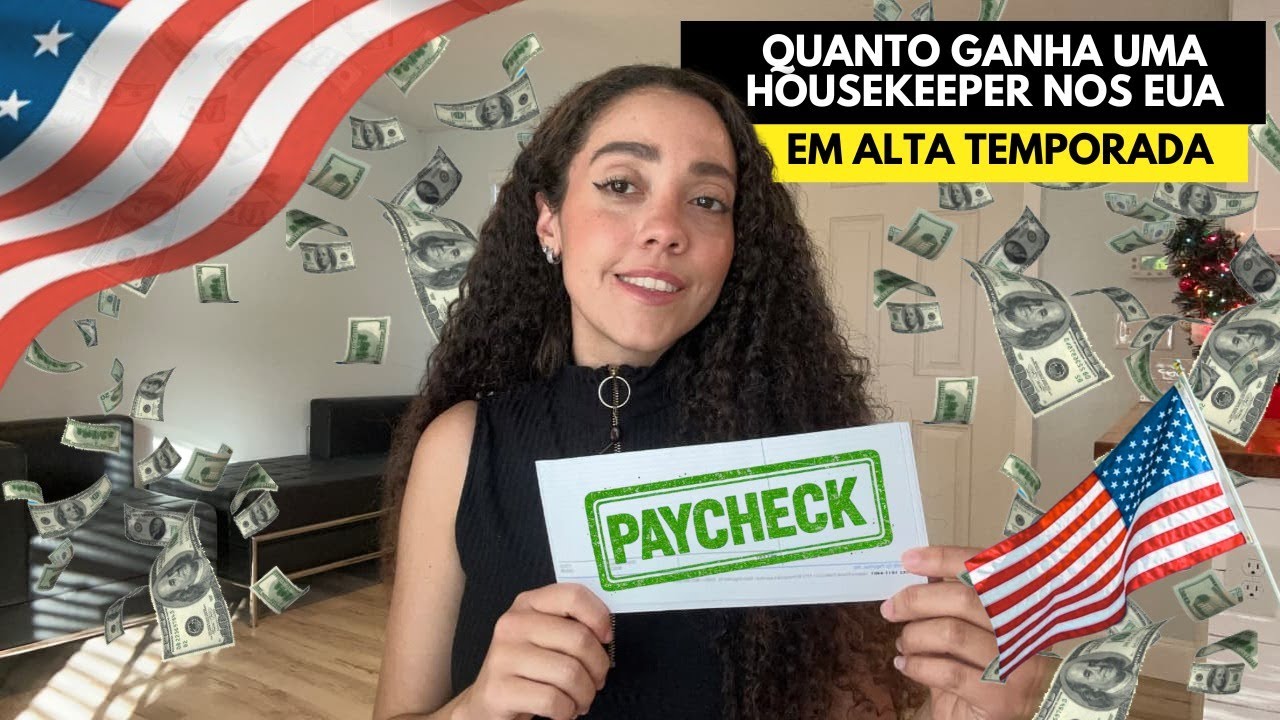 QUANTO DÁ PRA GANHAR COMO HOUSEKEEPER NOS EUA 🇺🇸 | H-2B NA PRÁTICA