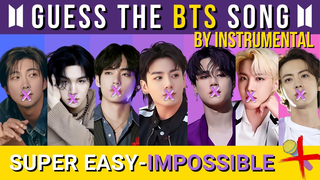 Guess the BTS Song by Instrumental | KPOP QUIZ