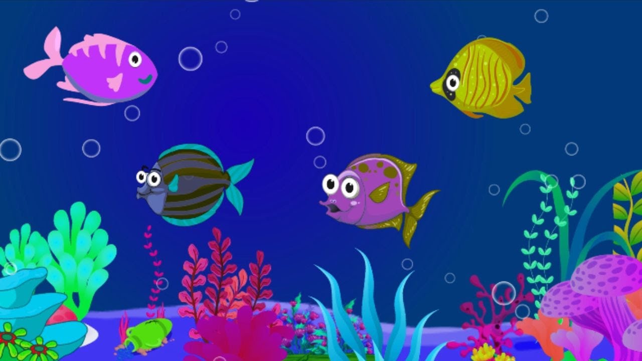Gentle Ocean Aquarium Fish🐟  Lullaby Music 🎶Soft Baby Sleep Sounds with Calm Underwater Visuals