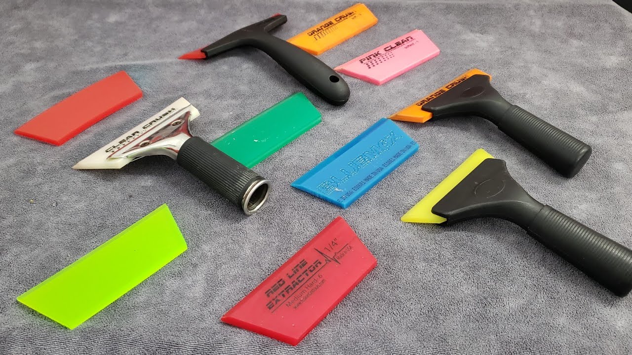 WAR OF THE SQUEEGEE! WINDOW TINT TOOLS