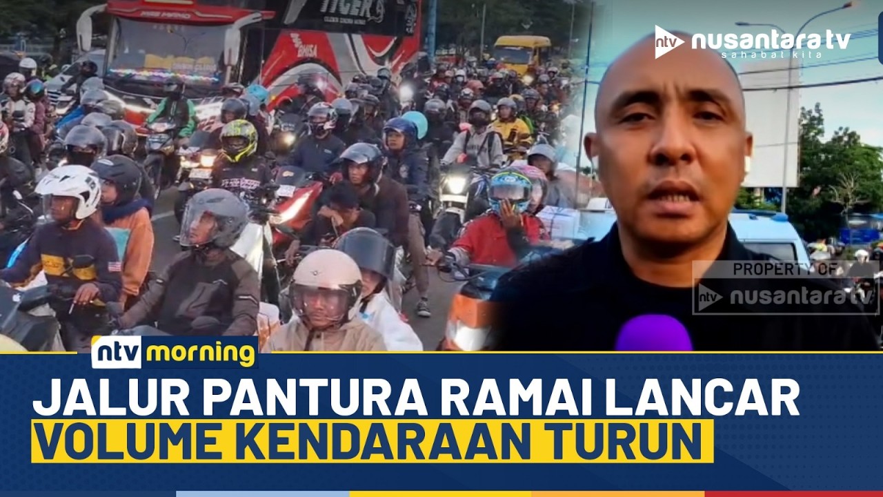 Kondisi Arus Mudik di Pantura Ramai Lancar, Angka Volume Kendaraan Menurun | NTV MORNING