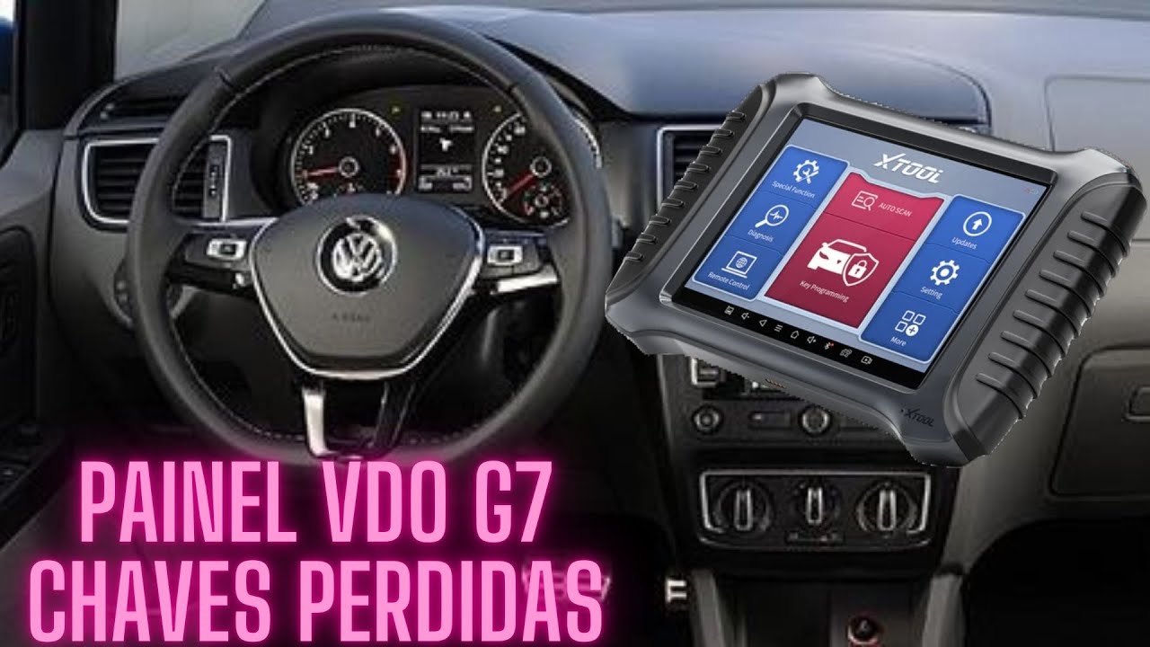 Programação VW Gol G7 2022/2023 VDO todas as chaves perdidas