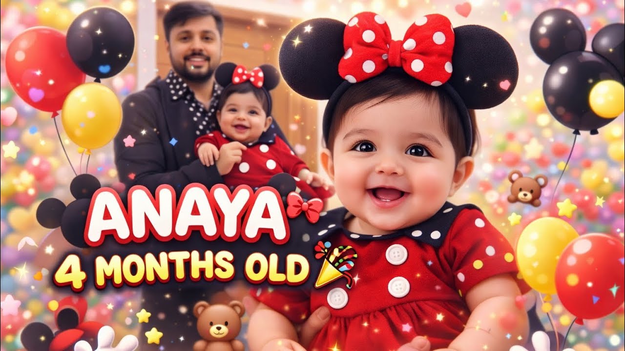 Sistrology| Anaiya four month birthday celebration !