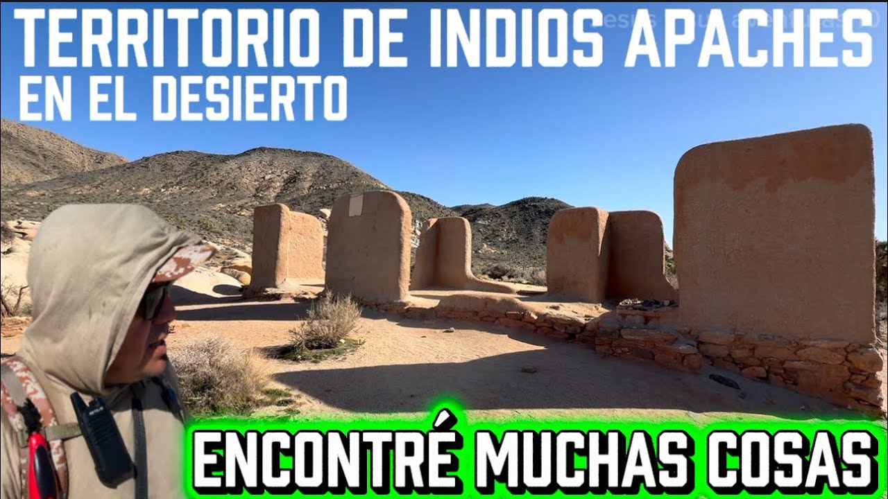 Entré a territorio de los indios apaches en el desierto y encontré muchas cosas 