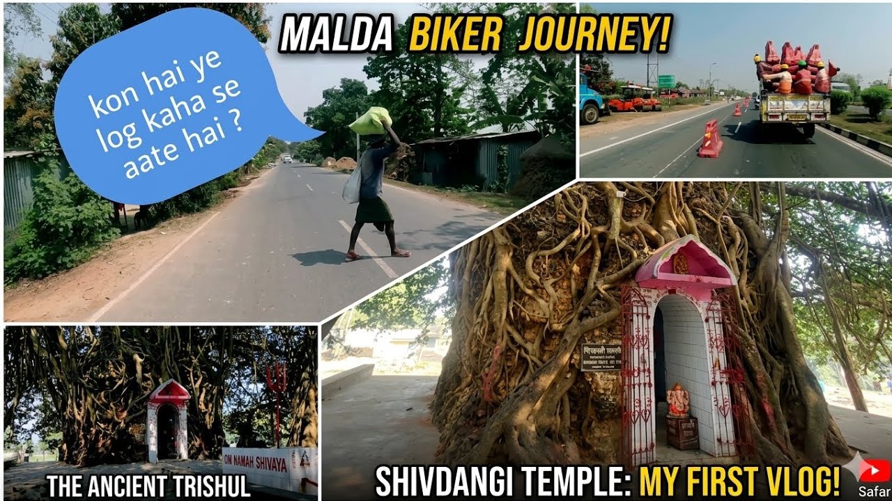Discovering the Hidden Shivdangi Temple | Malda MotoVlog 🏍️