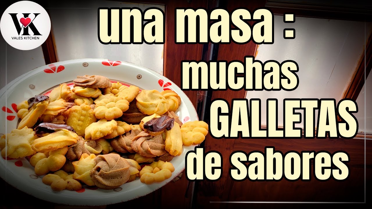 GALLETAS CASERAS rápidas, fáciles y deliciosas