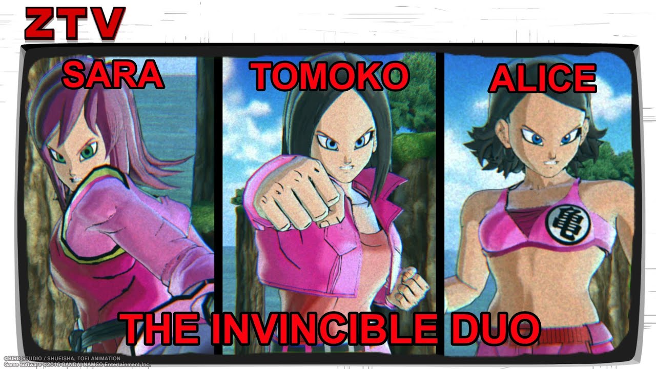 DB Xenoverse 2 PQ 184 Solo Marathon - Alice, Sara, & Tomoko (No Healing)