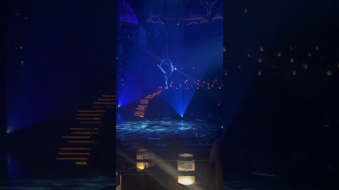 Um pouco do cirque du soleil  em Cancún #cirquedusoleil #cancún #mexíco 
