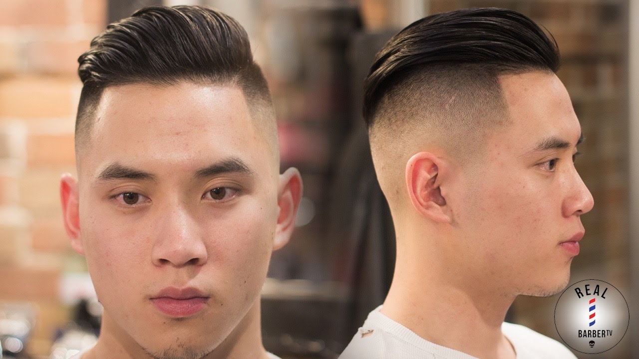 Men's Haircut | Skin Faded Undercut 2016 | RealBarberTv