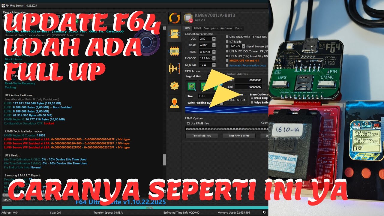 UPDATE F64 VERSI BARU  CARANYA SEPERTI INI YA