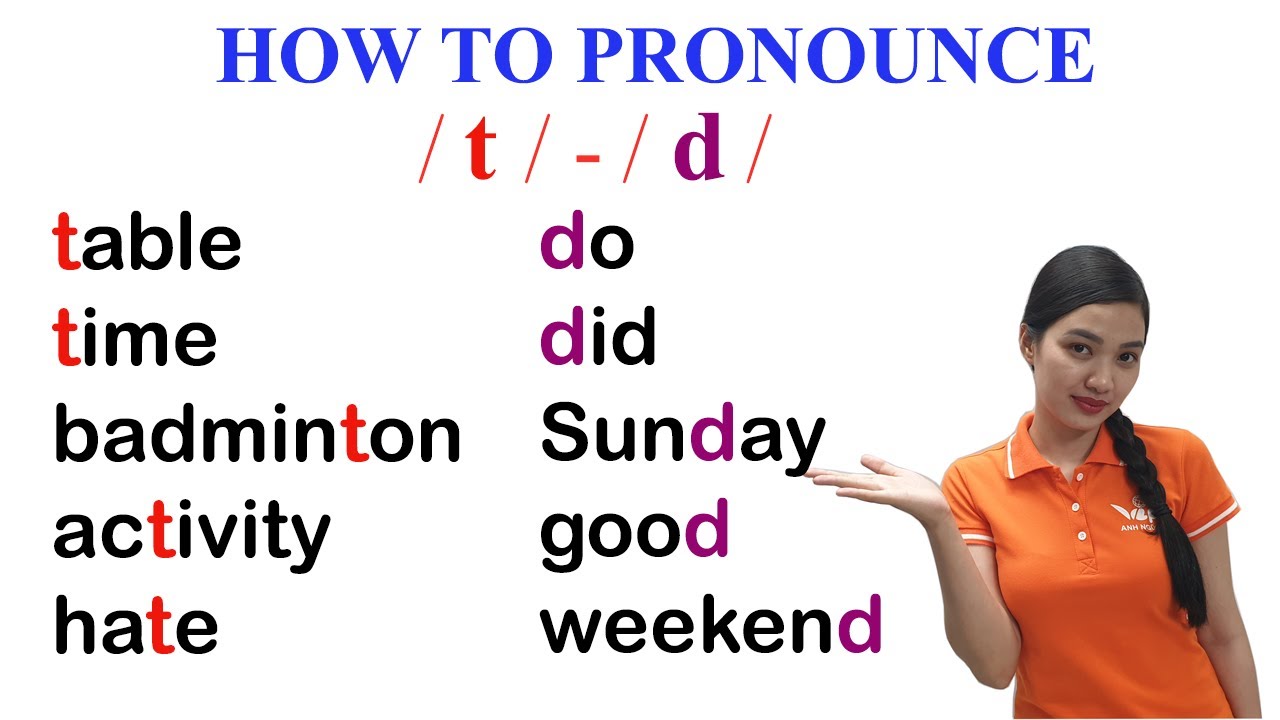 How to pronounce T - D sounds | English Pronunciation | Consonant | IPA