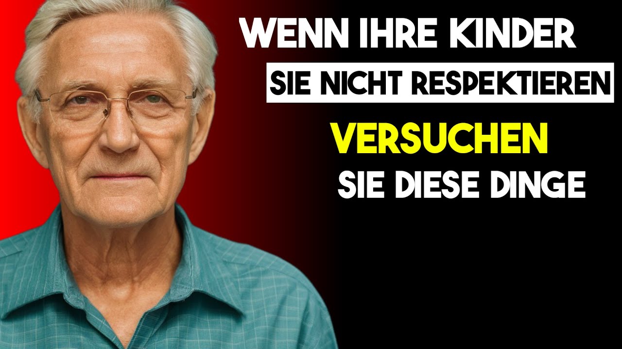 Wenn deine Kinder dich ignorieren und respektlos behandeln, mach das! | Psychologie Weisheit