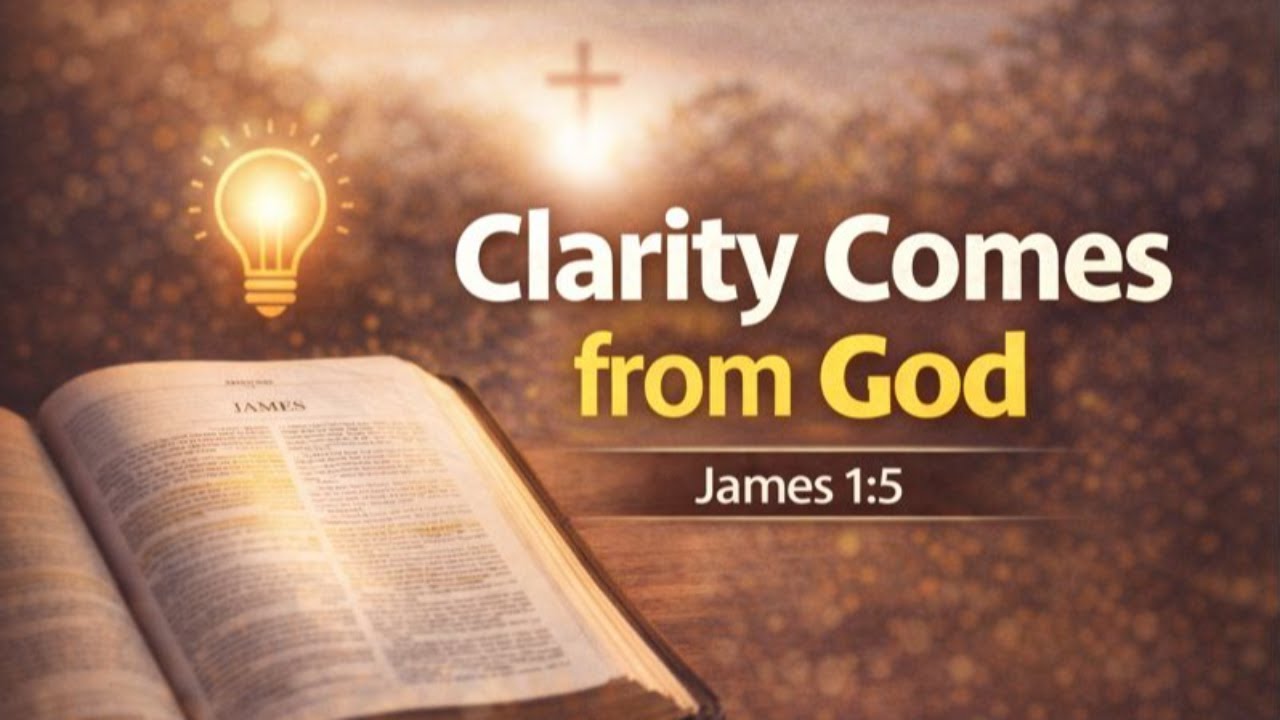 Clarity Comes From God | James 1:5 | Wisdom for Every Decision | Morning Devotion